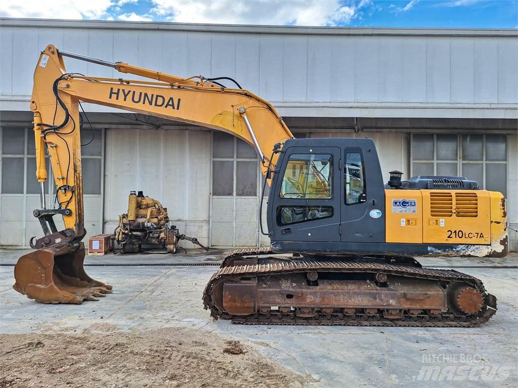 Hyundai 210LC-7A 대형 굴삭기 29톤 이상