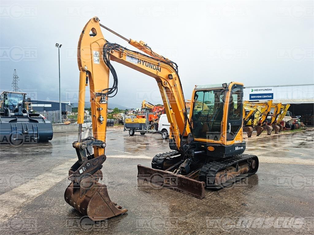 Hyundai 60CR-9A 소형 굴삭기 7톤 미만