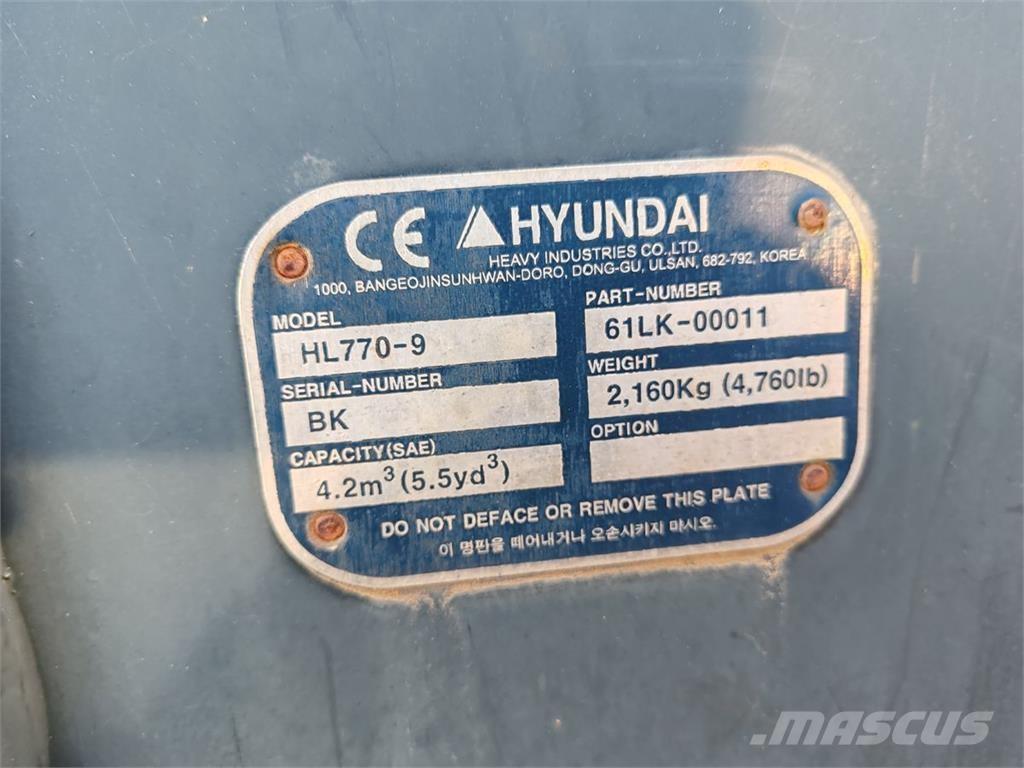 Hyundai HL770-9A  휠로우더