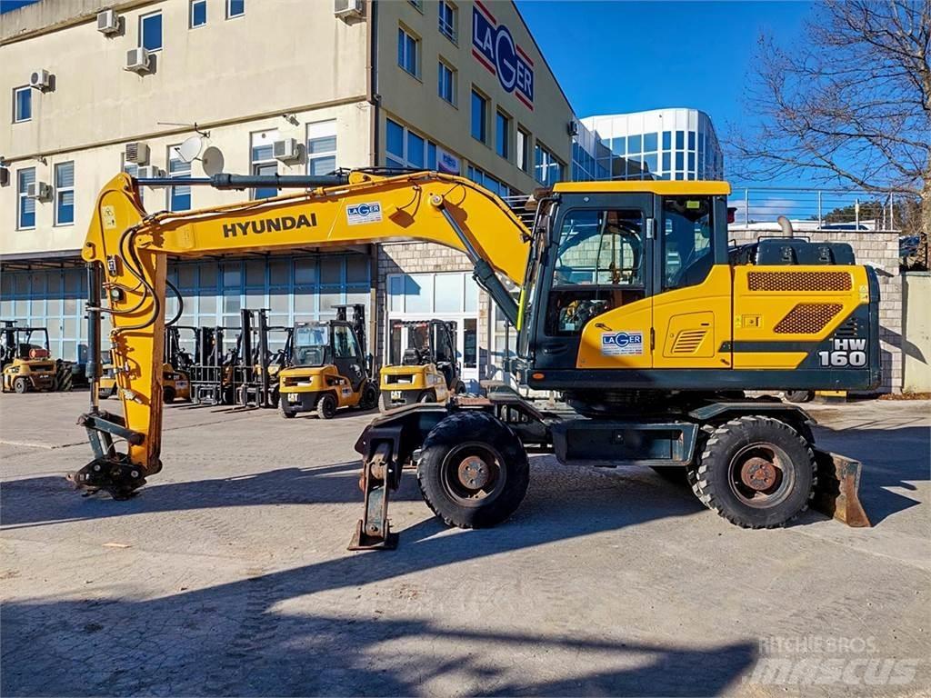 Hyundai HW160  휠 굴삭기