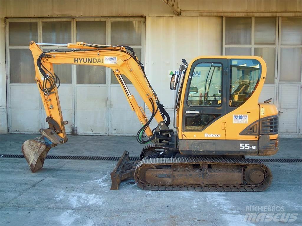 Hyundai R55-9 소형 굴삭기 7톤 미만