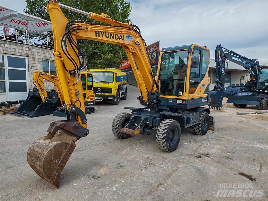 Hyundai R55W-9 소형 굴삭기 7톤 미만