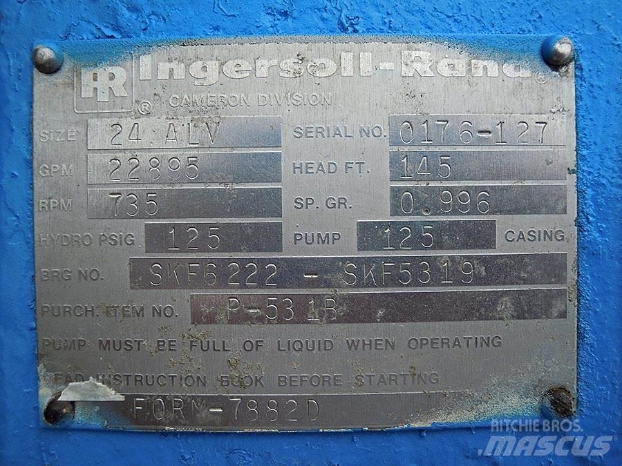 Ingersoll Rand 24 ALV 폐기물 펌프