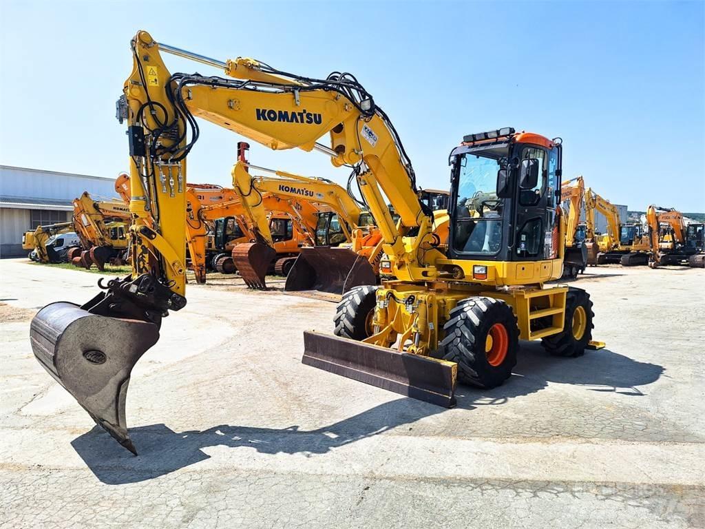 Komatsu PW118MR-8  휠 굴삭기