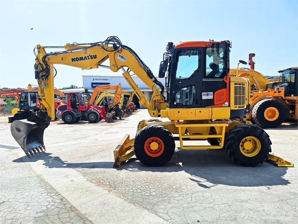 Komatsu PW118MR-8  휠 굴삭기
