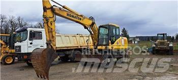 Komatsu PW160-7EO  휠 굴삭기