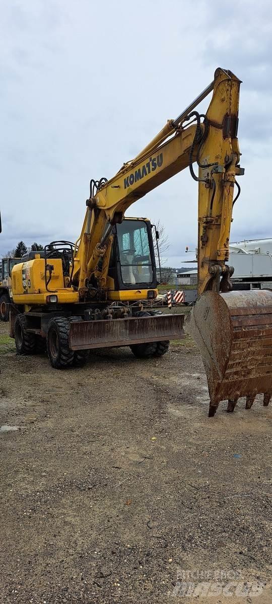 Komatsu PW160-7EO  휠 굴삭기