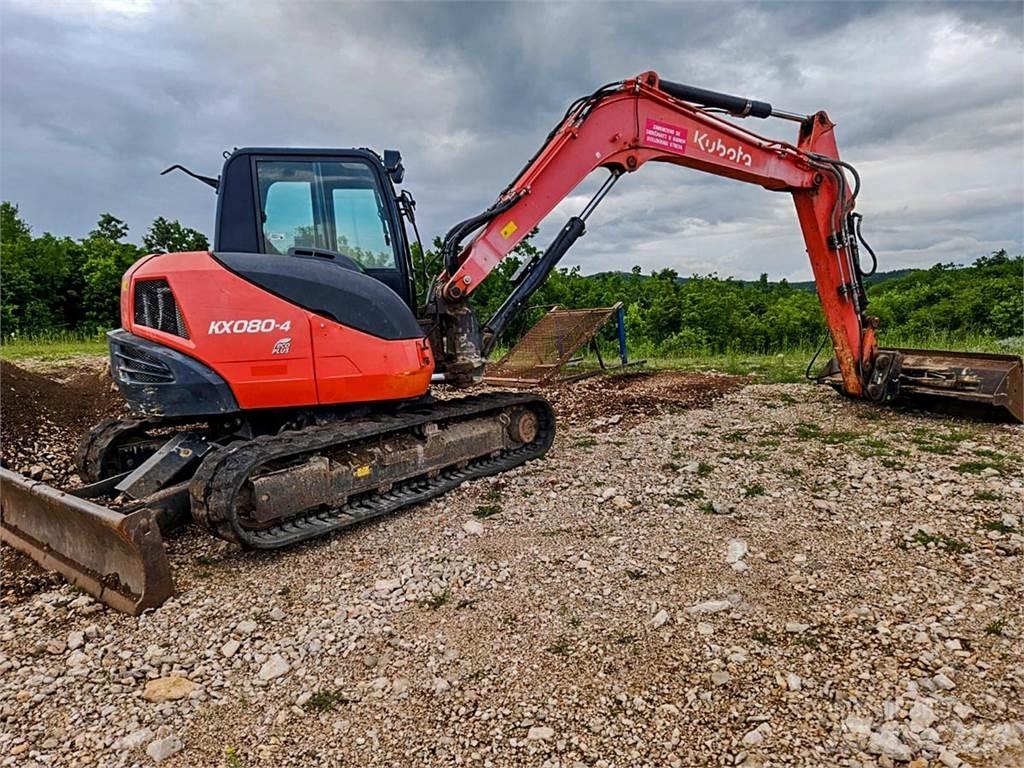 Kubota KX080-4 소형 굴삭기 7톤 미만
