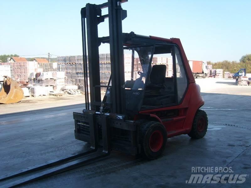 Linde H80D 디젤 지게차