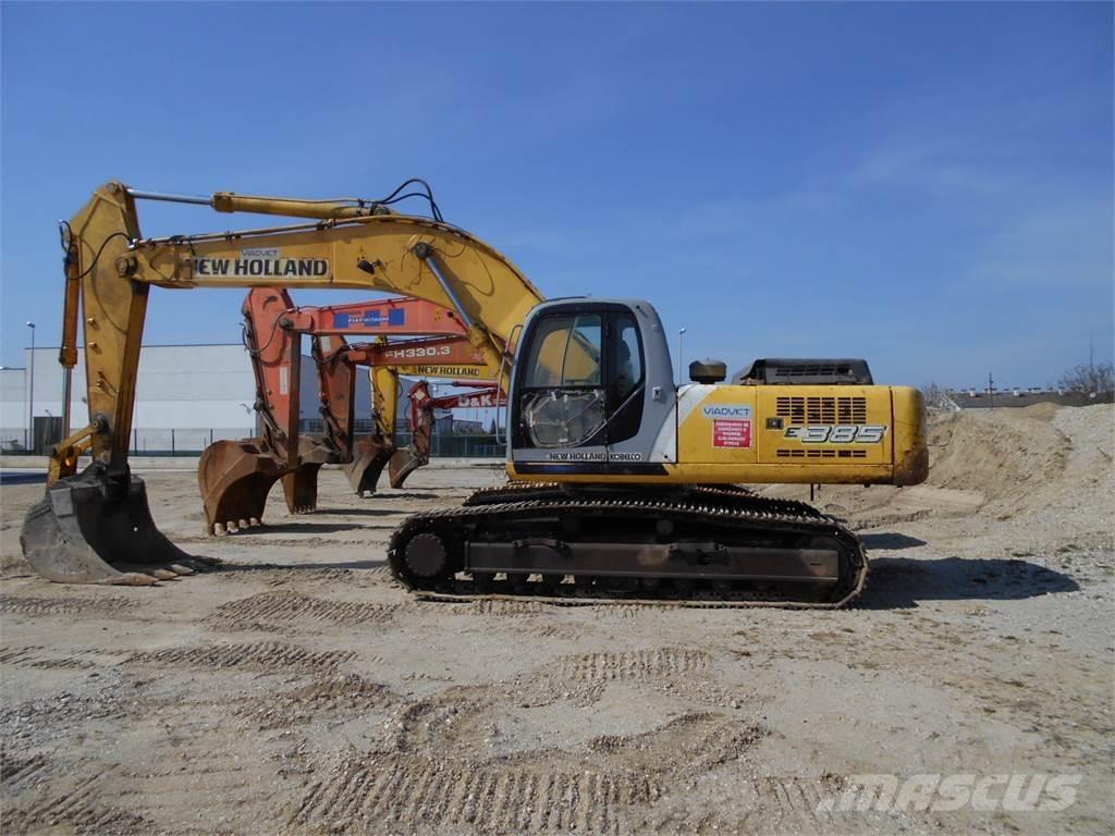 New Holland E385EL 대형 굴삭기 29톤 이상