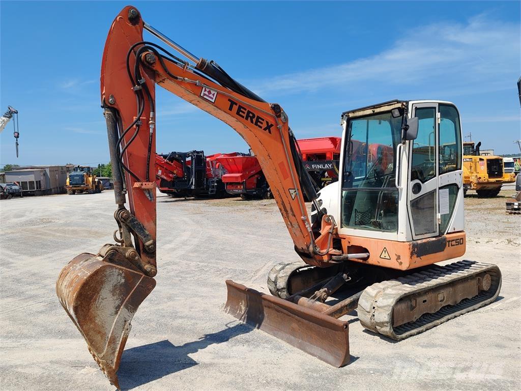 Terex TC50 소형 굴삭기 7톤 미만