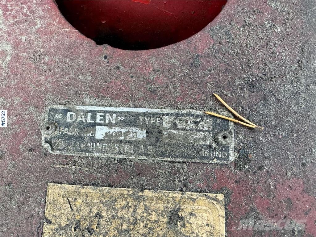 Dalen 1278 제설 블레이드 및 제설기