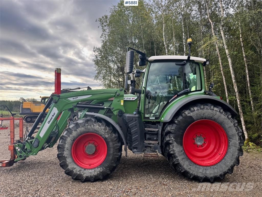 Fendt 516 Vario 트랙터