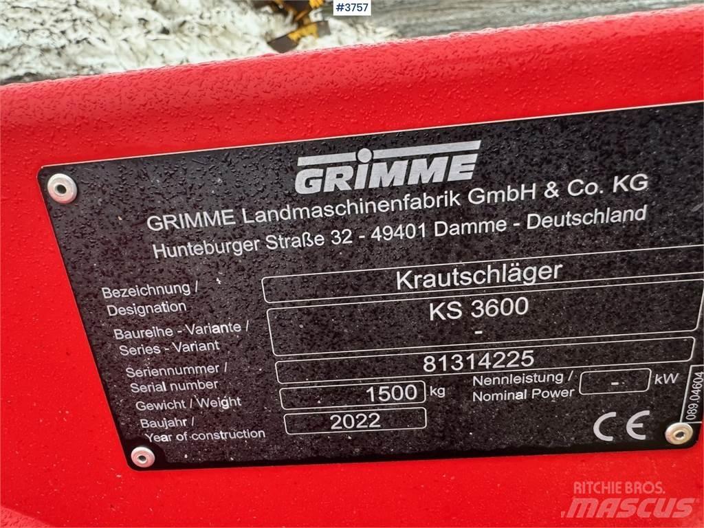 Grimme KS3600 기타 부품  
