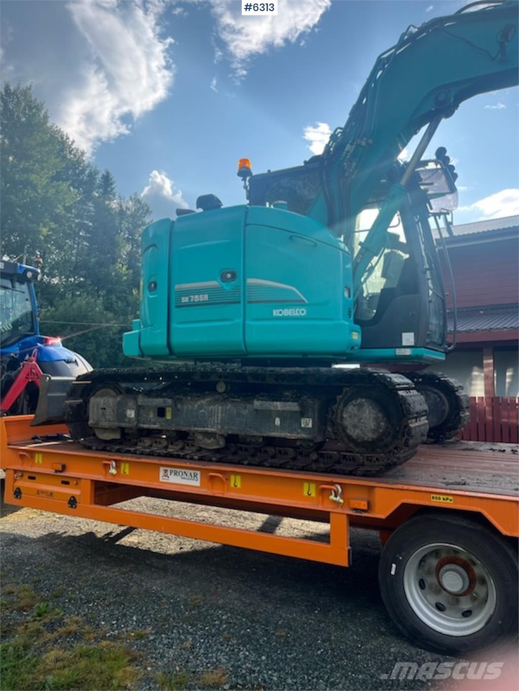 Kobelco SK75SR-3E 대형 굴삭기 29톤 이상