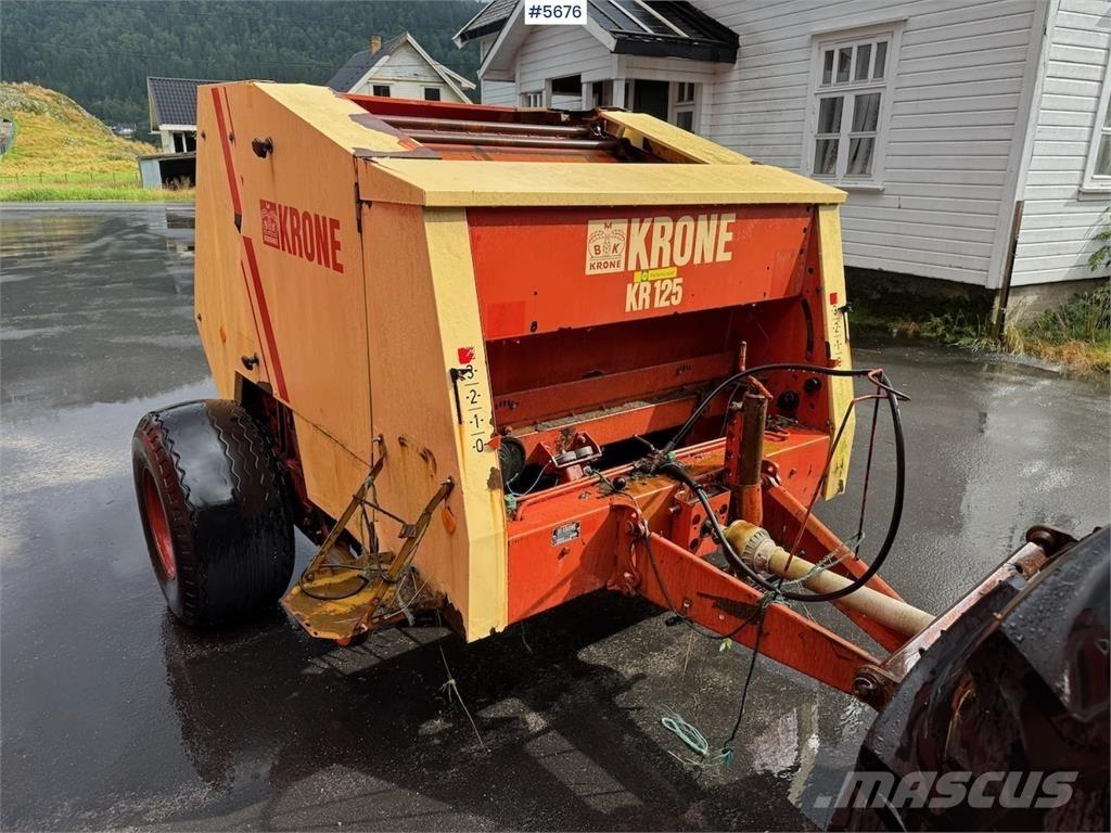 Krone KR 125 기타 수확용 장비