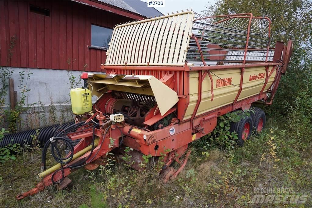 Krone Turbo 2500T 기타 수확용 장비