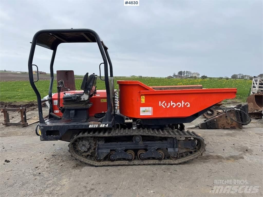 Kubota KC250HR-4 건설현장 덤프트럭