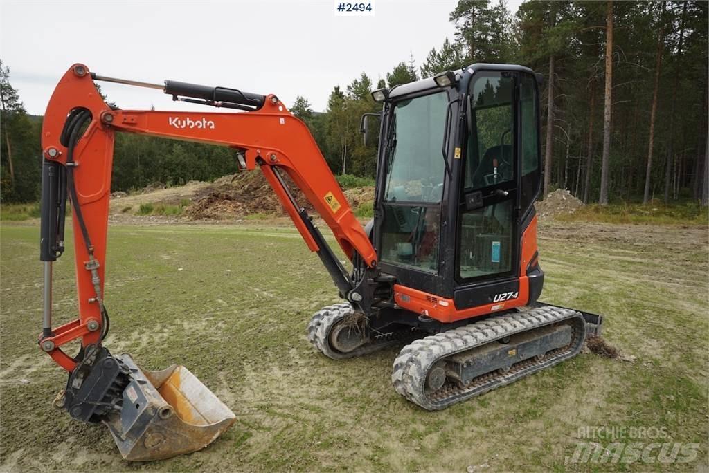 Kubota U27-4 대형 굴삭기 29톤 이상