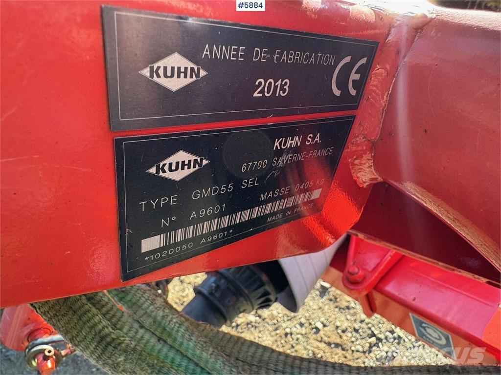 Kuhn GMD55 SEL 기타 수확용 장비