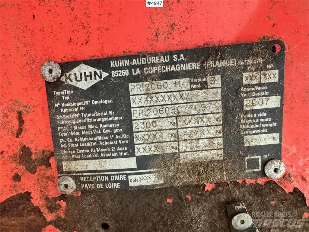 Kuhn PRI2060 기타 수확용 장비