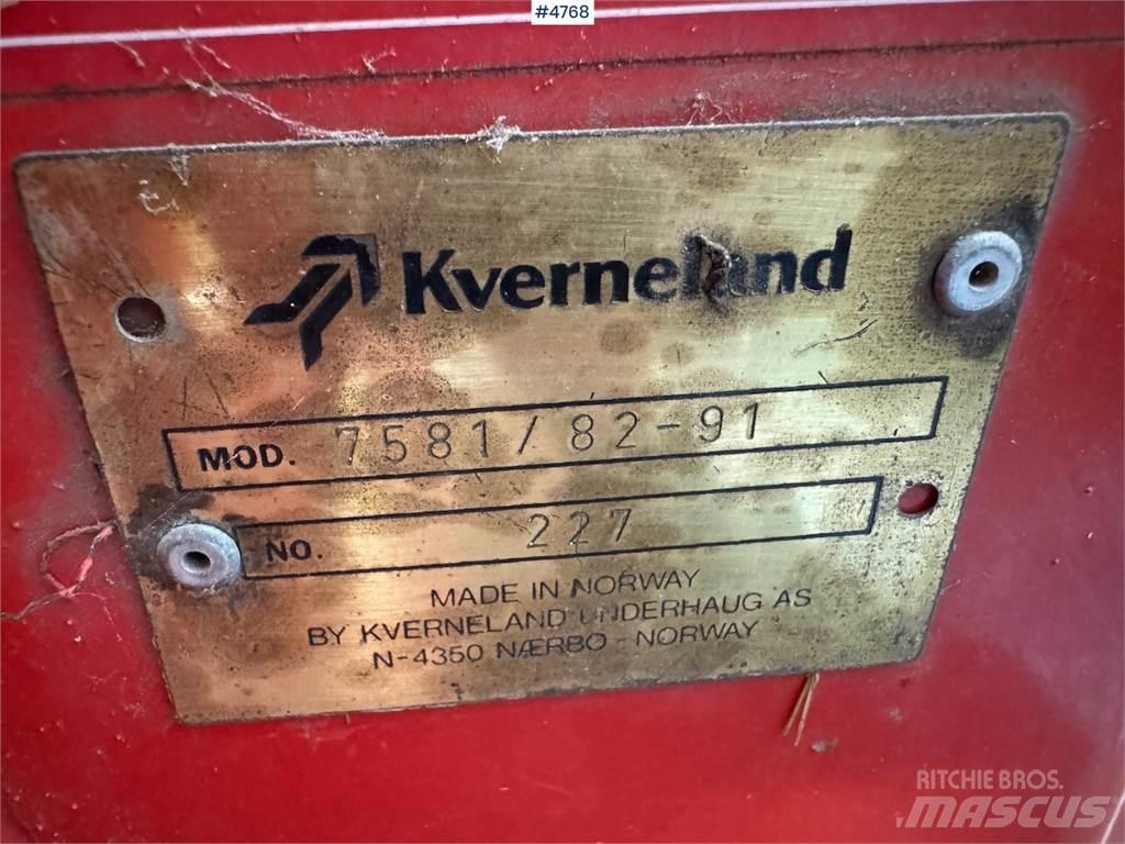 Kverneland 7581 기타 수확용 장비