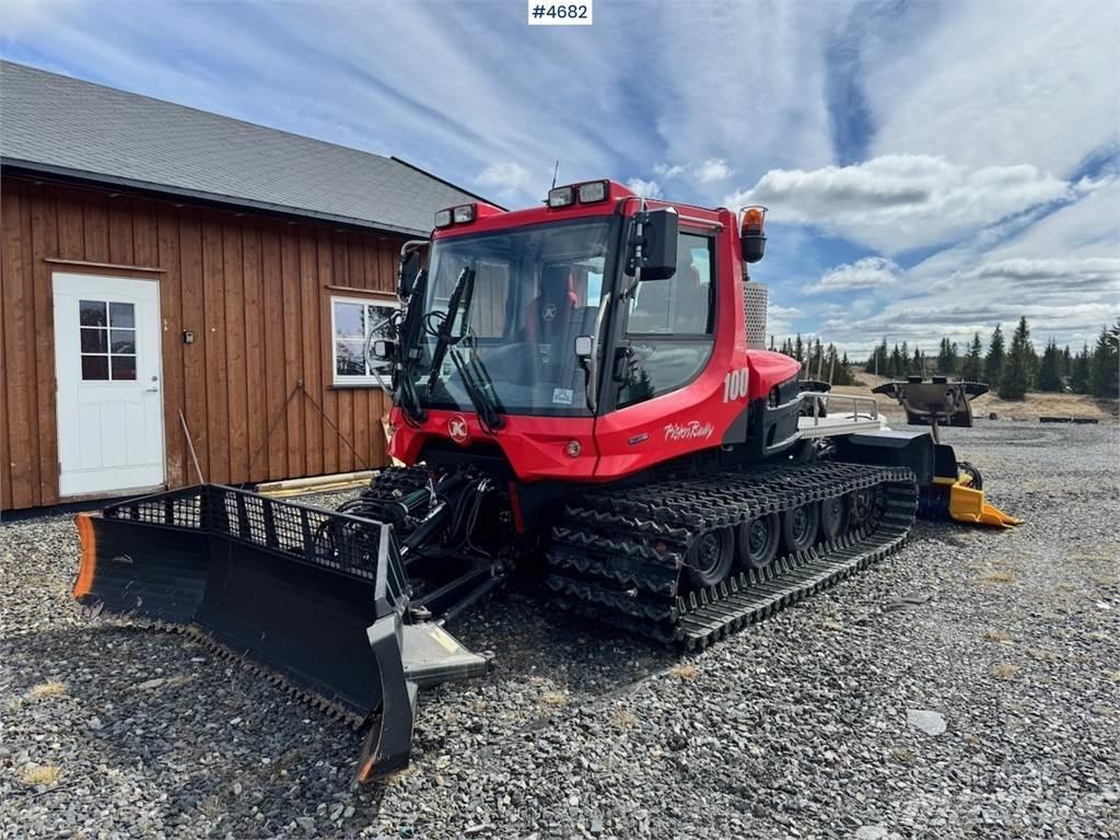  Pisten Bully 100 제설 블레이드 및 제설기