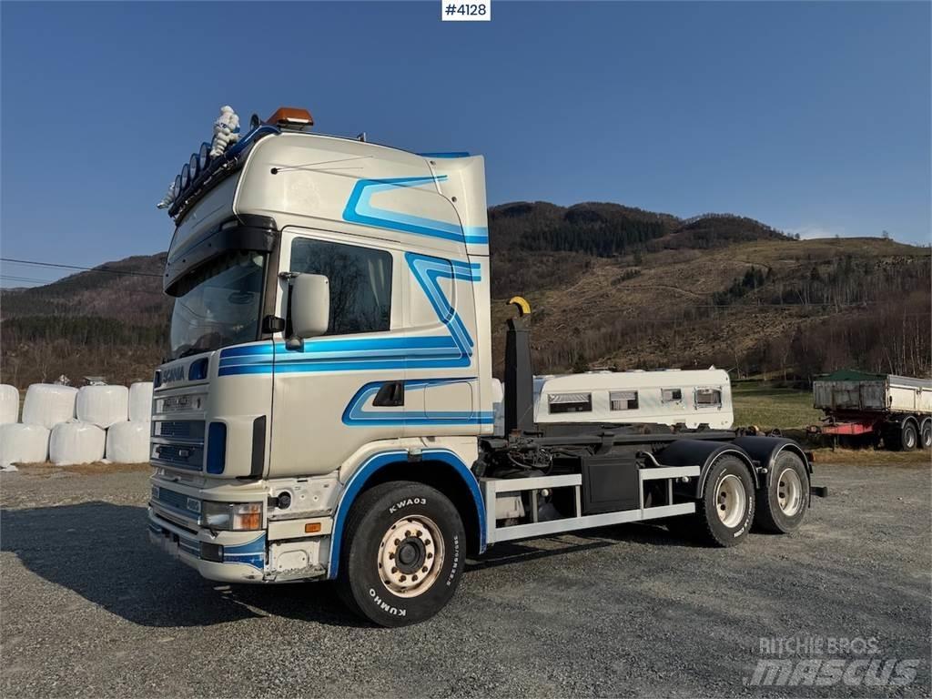 Scania 144G 탑차 트럭