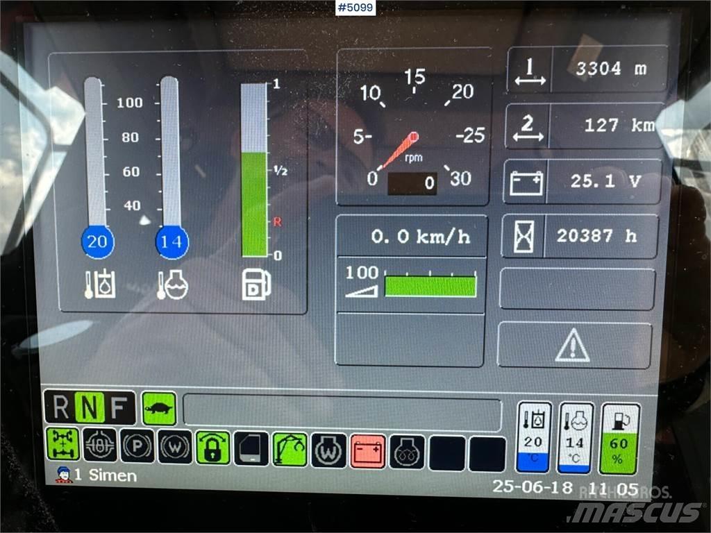 Valmet 860 lll 포워더 크레인