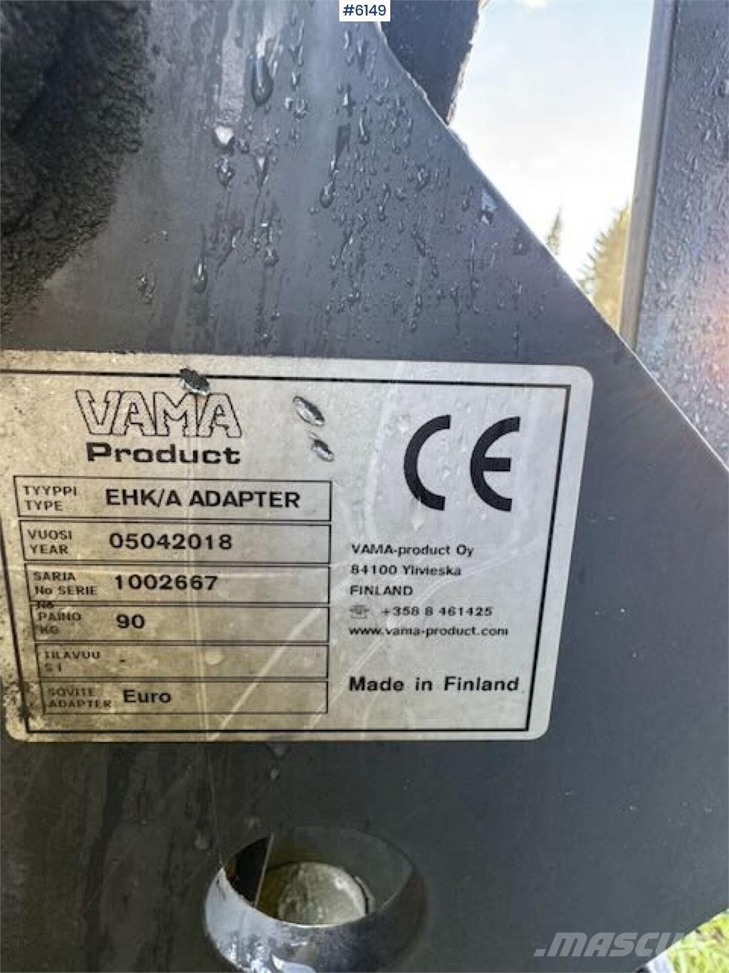 Vama Frontkost 견인형 분무기