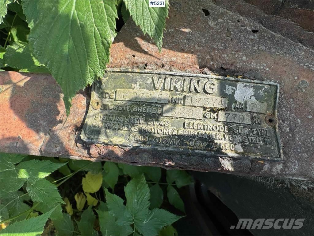 Viking L275E 제설 블레이드 및 제설기