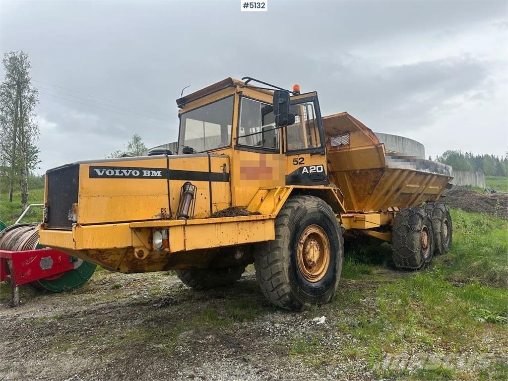 Volvo A20 6x4 건설현장 덤프트럭