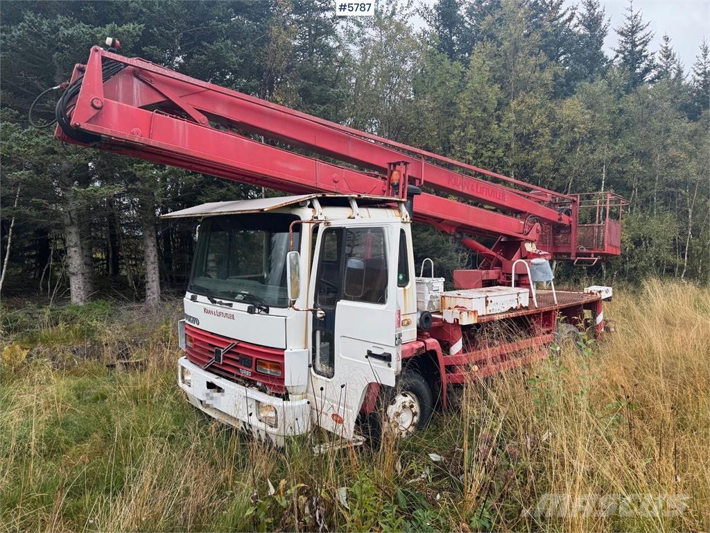 Volvo FL614 트럭 탑재 고소작업대