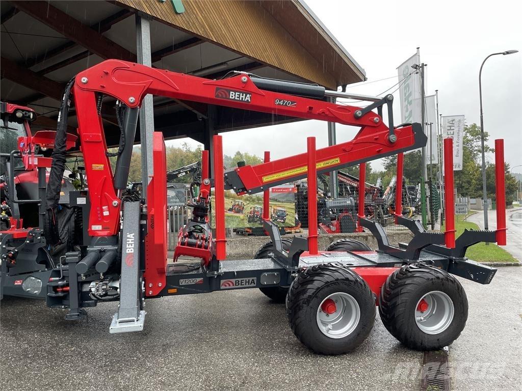 Beha V1200 + 9470 임업용 트레일러
