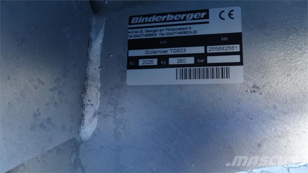 Binderberger T 503 기타 시비 기계 및 부속품