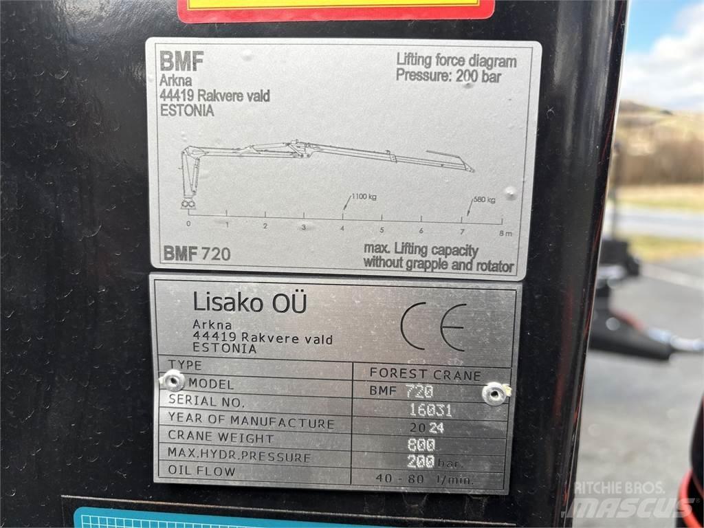 BMF 10T2+720 임업용 트레일러