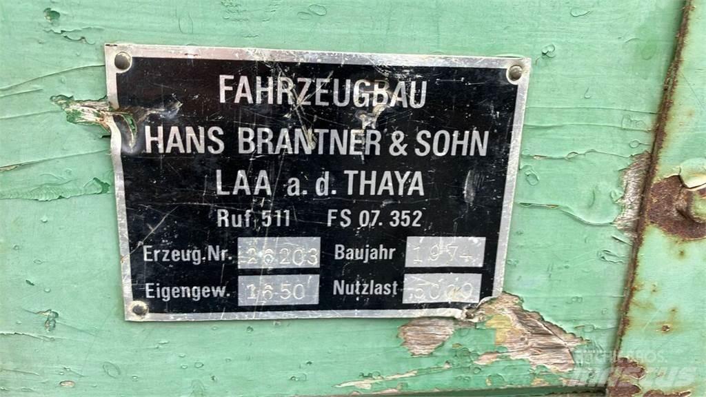 Brantner 5 Tonnen 티퍼 트레일러