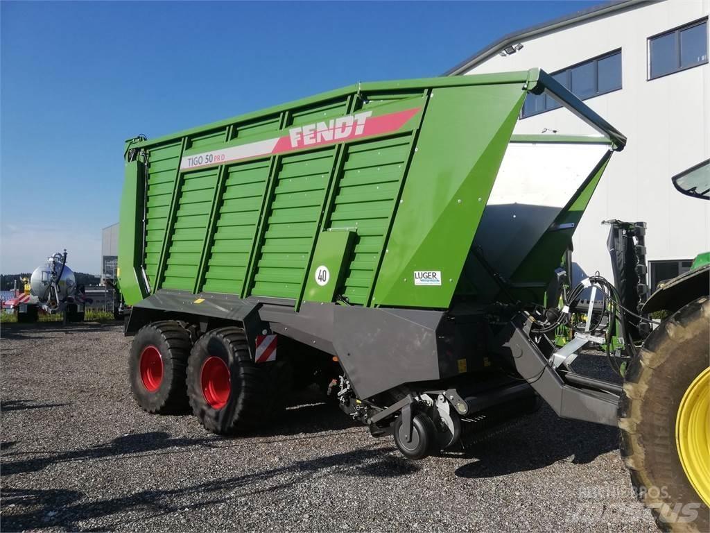 Fendt Tigo PR 50 D 자동 적재 트레일러