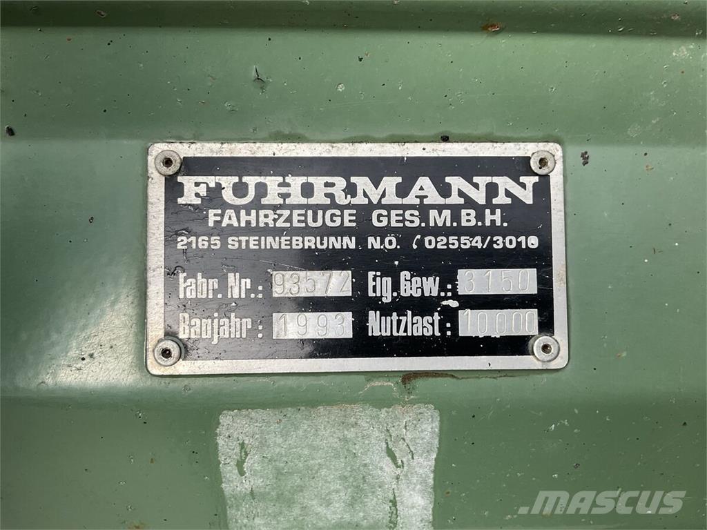 Fuhrmann FF 10.000 티퍼 트레일러