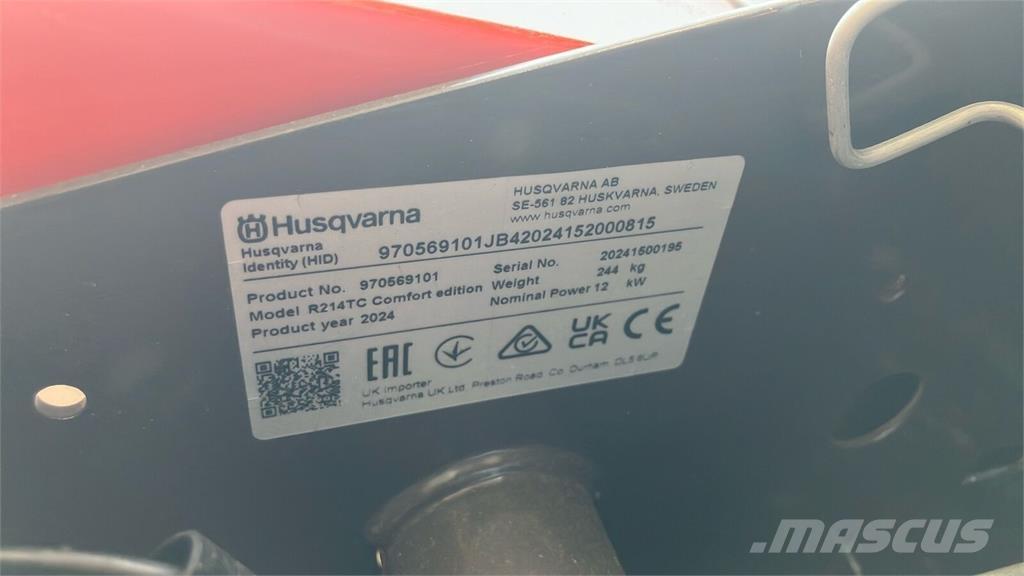 Husqvarna R 214TC 토양관리 장비 - 기타