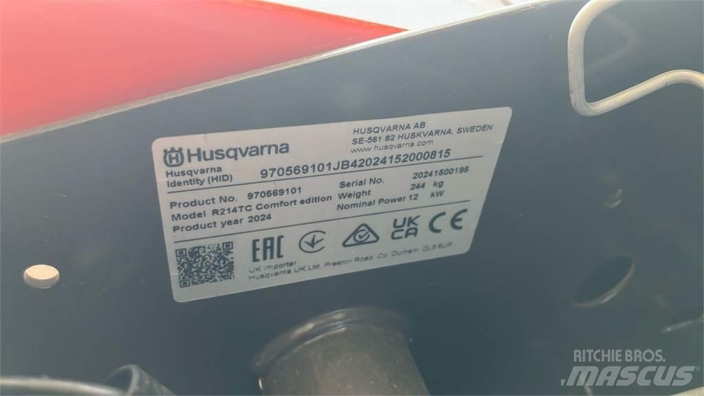 Husqvarna R 214TC 토양관리 장비 - 기타