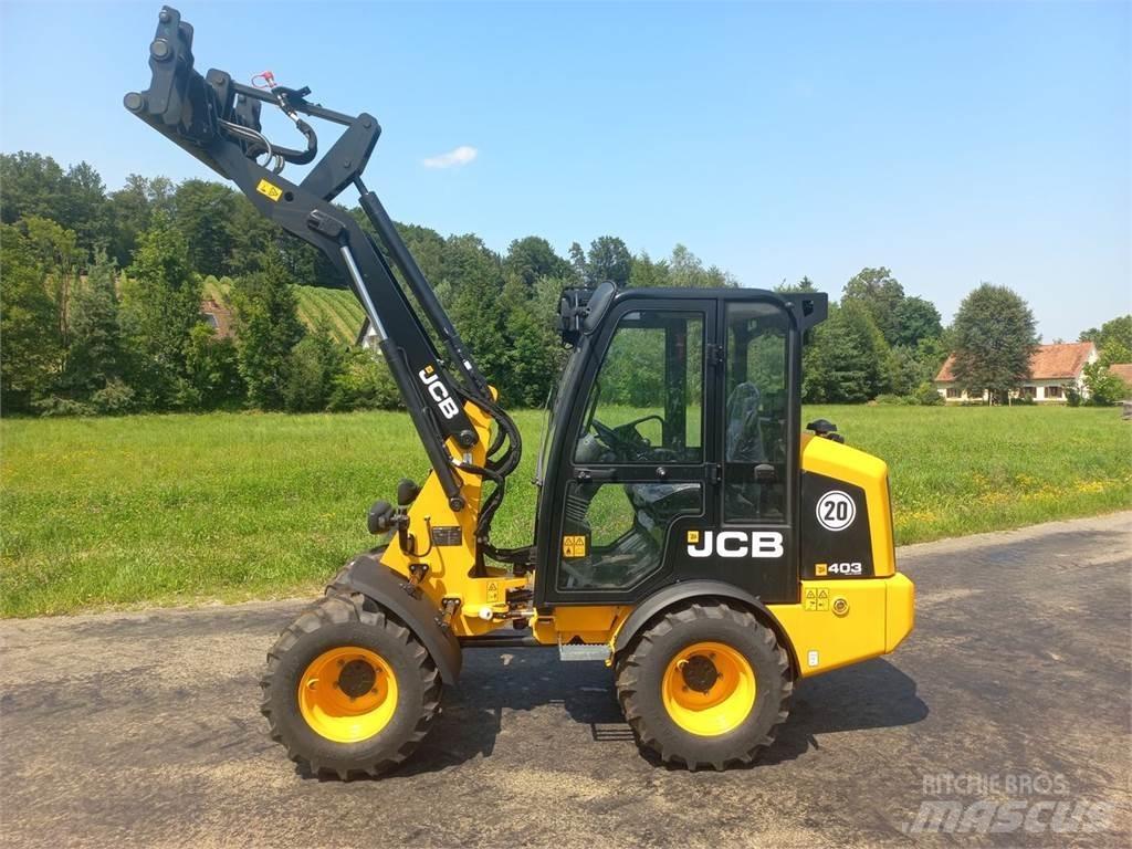 JCB 403 Agri 프론트 로더 및 굴착기