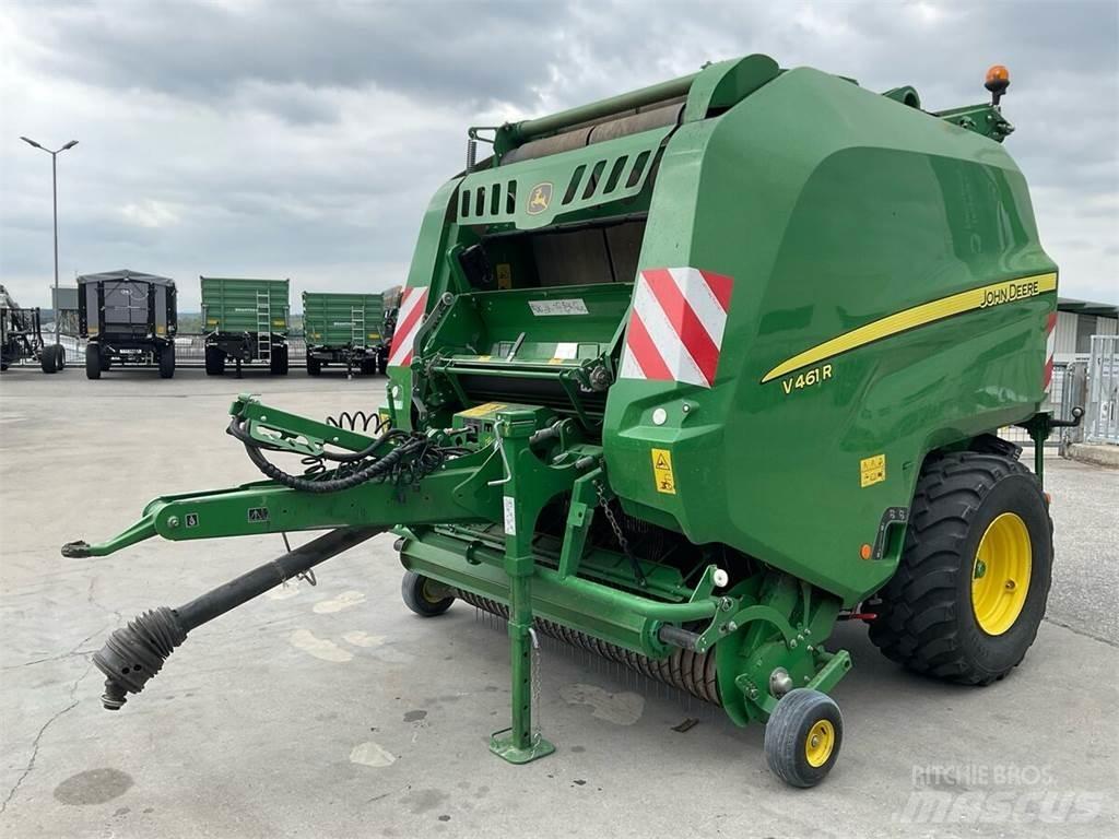 John Deere V461R 원형 곤포기