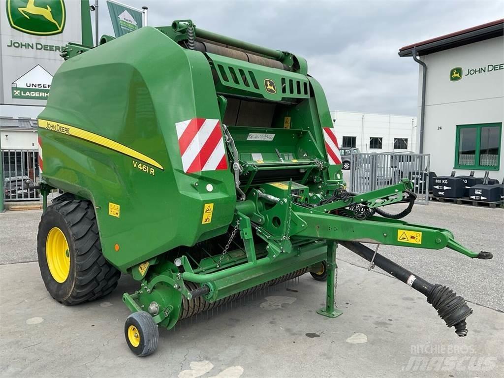 John Deere V461R 원형 곤포기