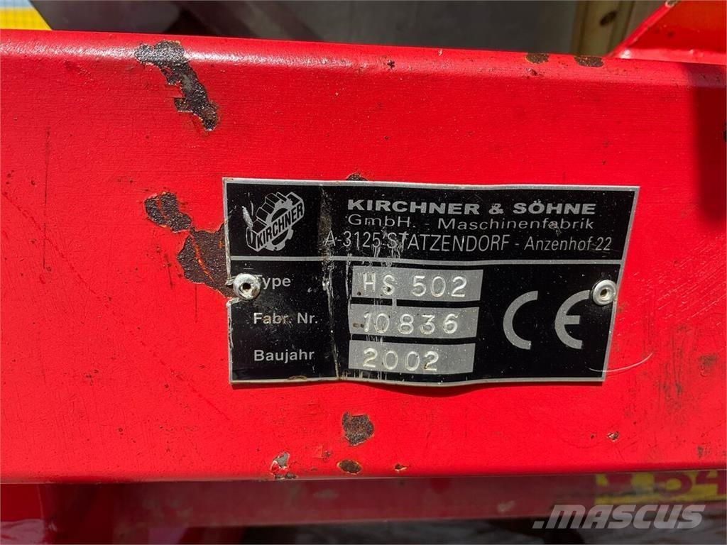 Kirchner HS502 기타 시비 기계 및 부속품