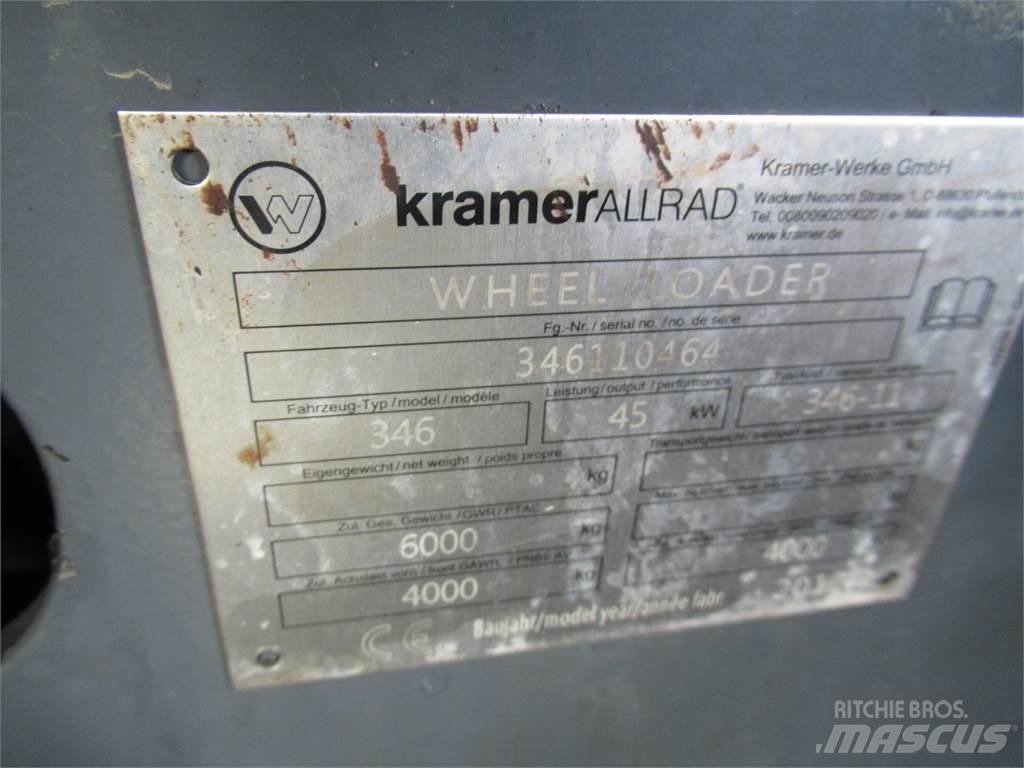 Kramer 750T 프론트 로더 및 굴착기
