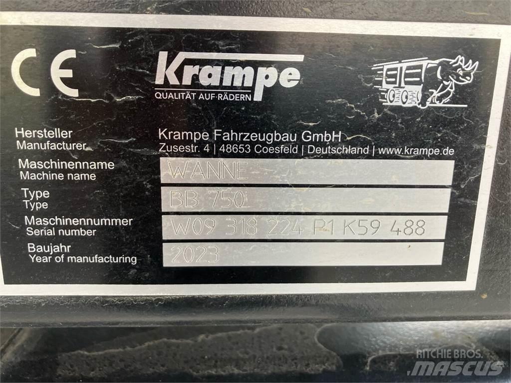 Krampe BigBody 750 티퍼 트레일러