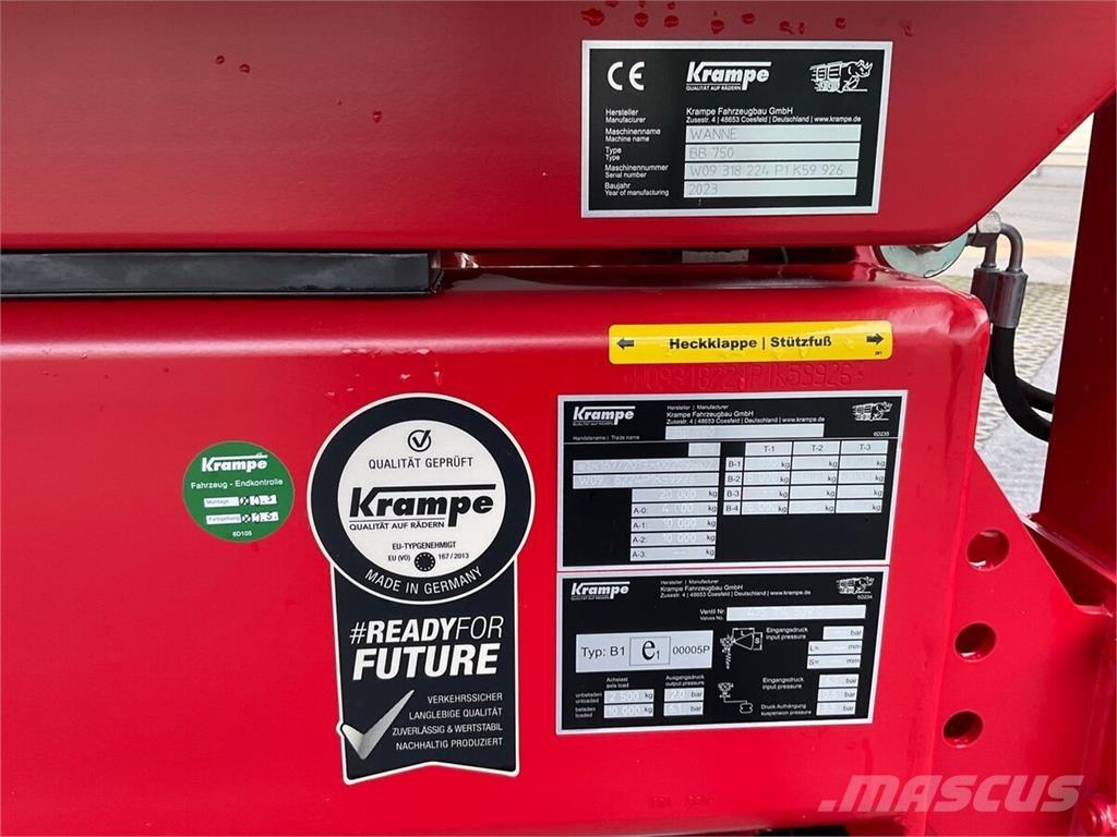 Krampe BigBody 750 기타 트레일러