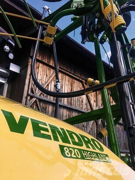 Krone 820 Vendro 갈퀴 및 테더