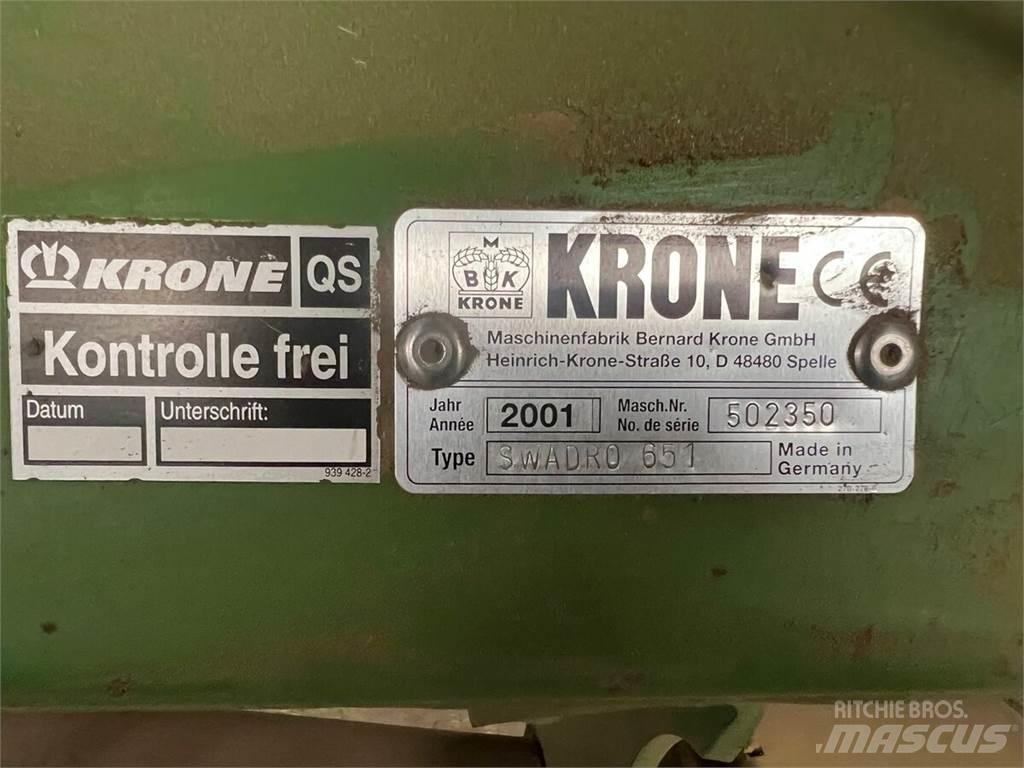 Krone Swadro 651 수확기